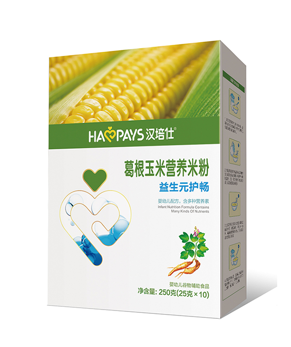 汉培仕葛根+玉米 益生元护畅营养米粉 盒装