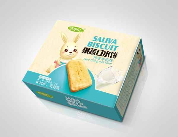 倍思贝特浓牛奶味果蔬口水饼32克方盒
