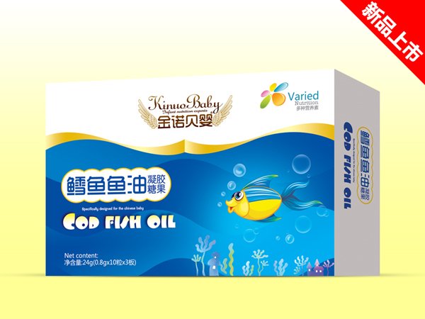 金诺贝婴鳕鱼鱼油凝胶糖果