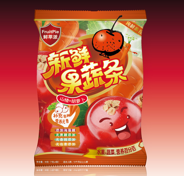 鲜萃派新鲜果蔬条胡萝卜山楂