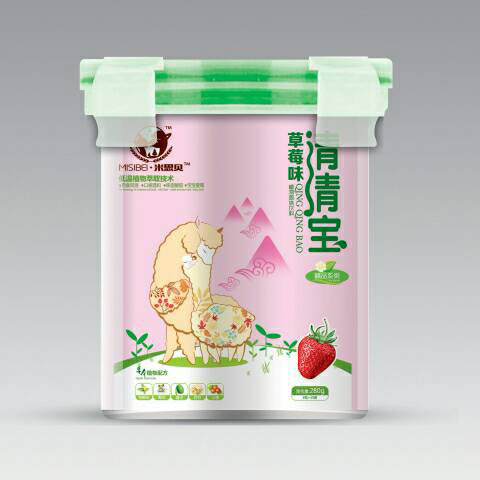 米思贝乐扣草莓味清清宝