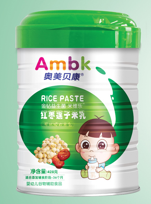 奥美贝康428克红枣莲子米乳