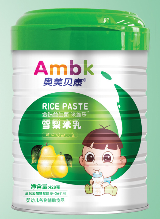 奥美贝康428克雪梨米乳