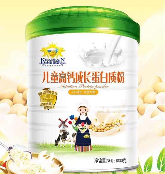 金盾爱婴儿童高钙成长蛋白质粉