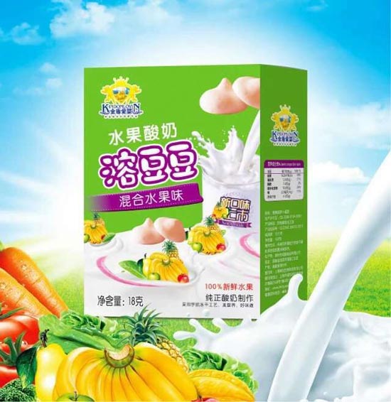 金盾爱婴溶豆豆混合水果味