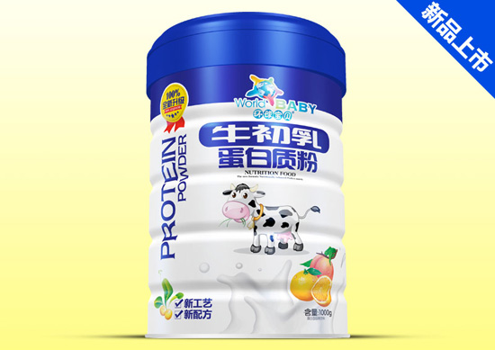 环球宝贝牛初乳金装蛋白质粉铁听