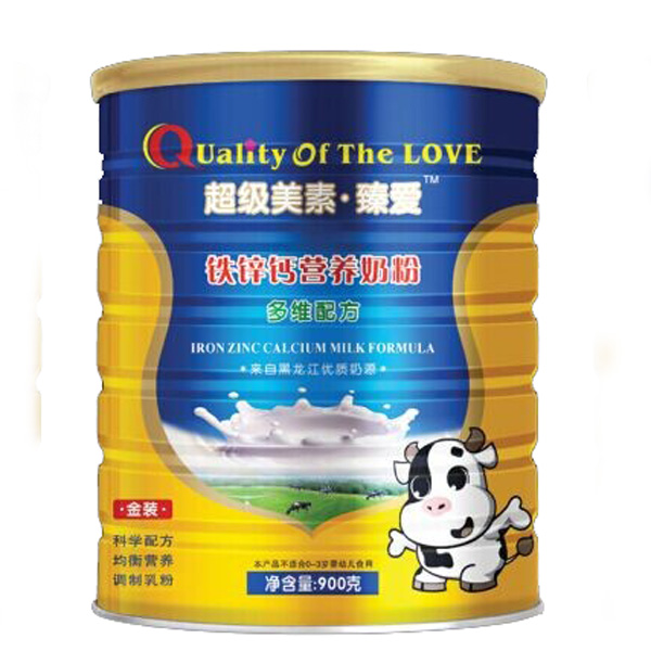 超维美素钙铁锌营养奶粉900克