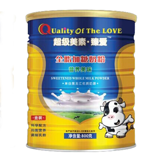 超维美素全脂加糖奶粉900克