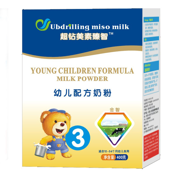 超钻美素臻智400克普装奶粉盒3段