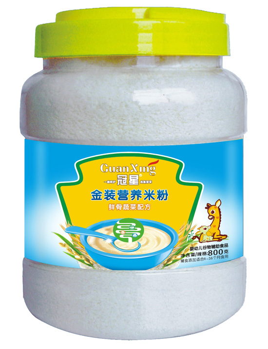 冠星鲜骨蔬菜800克营养米粉