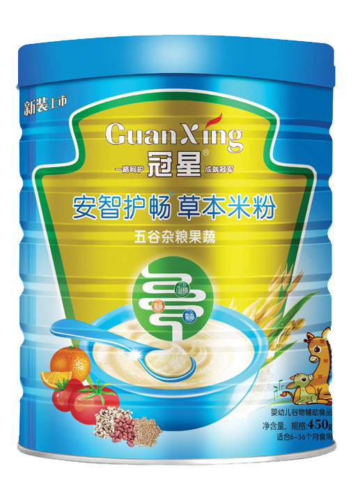 冠星五谷杂粮果蔬益生菌450克听装