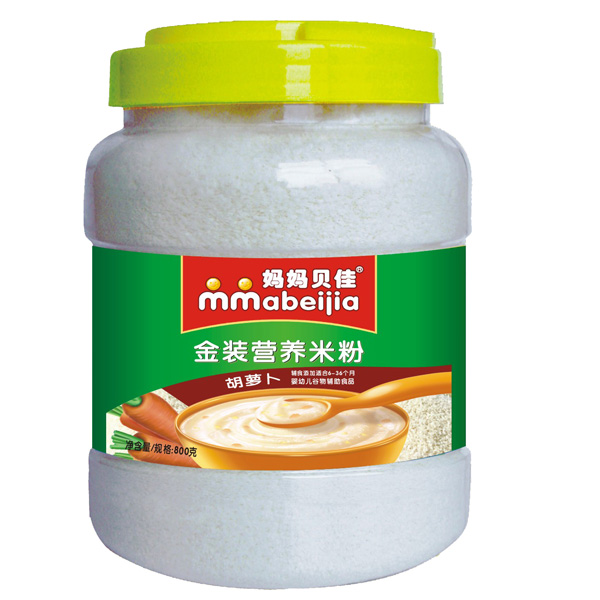 妈妈贝佳胡萝卜800克营养米粉