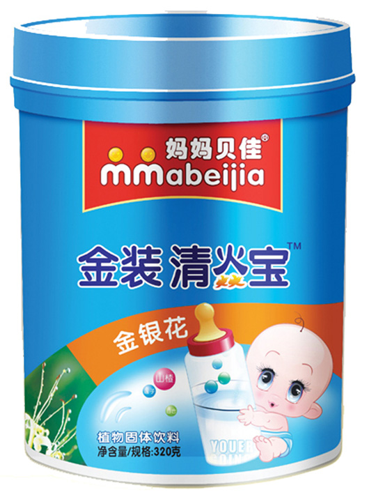 妈妈贝佳金银花清焱宝320克罐装