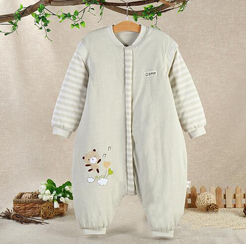 蓓琪兔婴儿服饰2015秋冬新品夹棉系列分腿睡袋0