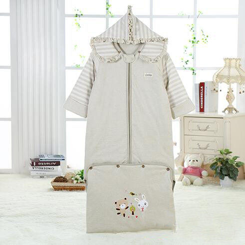 蓓琪兔婴儿服饰2015秋冬新品夹棉系列加长睡袋0