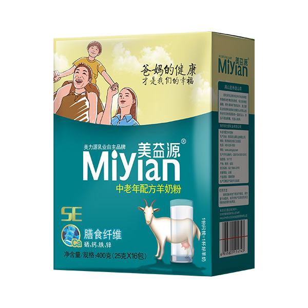 美益源中老年配方羊奶粉盒装