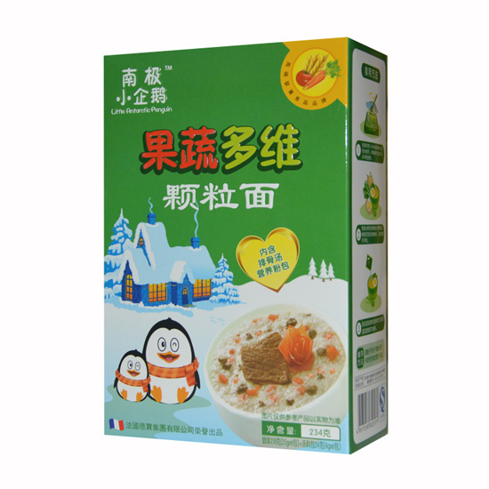 南极小企鹅果蔬颗粒面