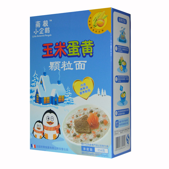 南极小企鹅玉米颗粒面