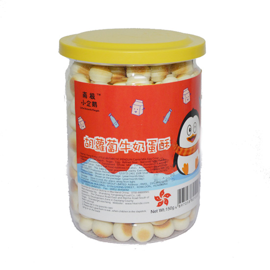 南极小企鹅葡萄牛奶蛋酥150克