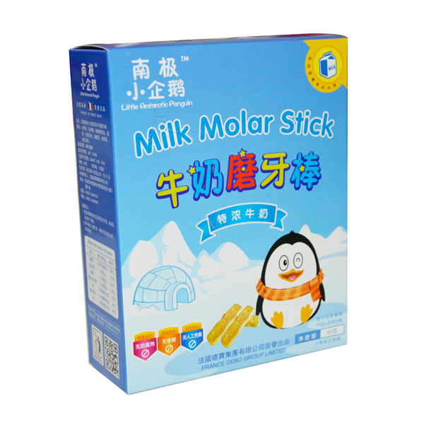 南极小企鹅特浓牛奶磨牙棒80g