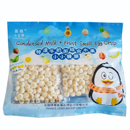 南极小企鹅特浓牛奶小小馒头袋装