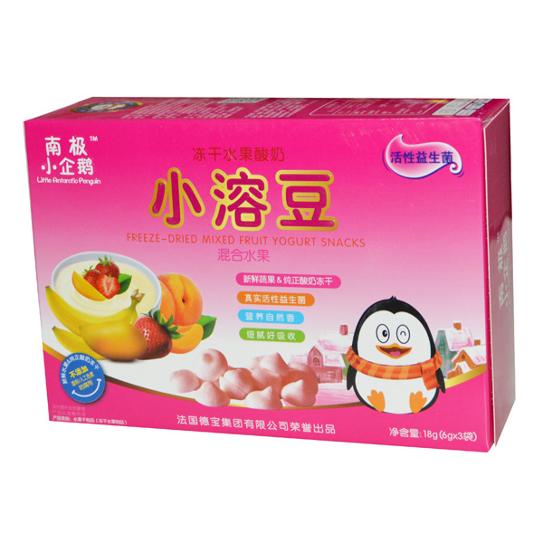 南极小企鹅混合水果小溶豆横