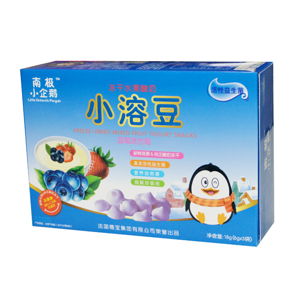 南极小企鹅蓝莓混合莓小溶豆横