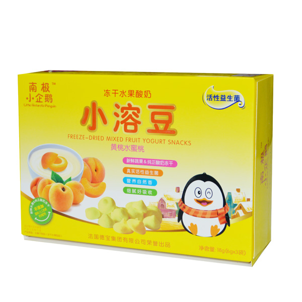 南极小企鹅黄桃水蜜桃小溶豆横