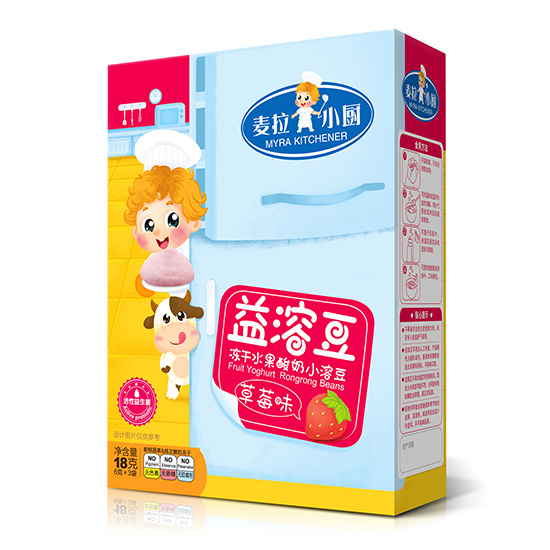 麦拉小厨益溶豆草莓