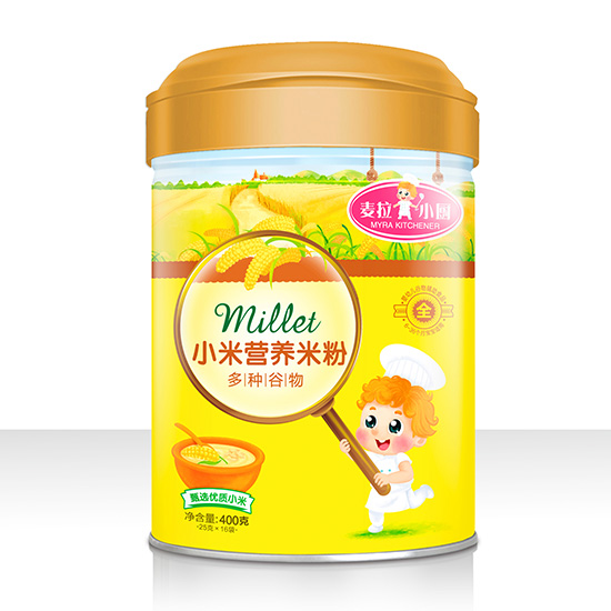 麦拉小厨-小米营养米粉罐装-多种谷物