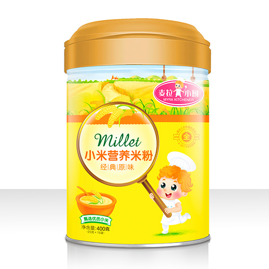 麦拉小厨-小米营养米粉罐装-经典原味