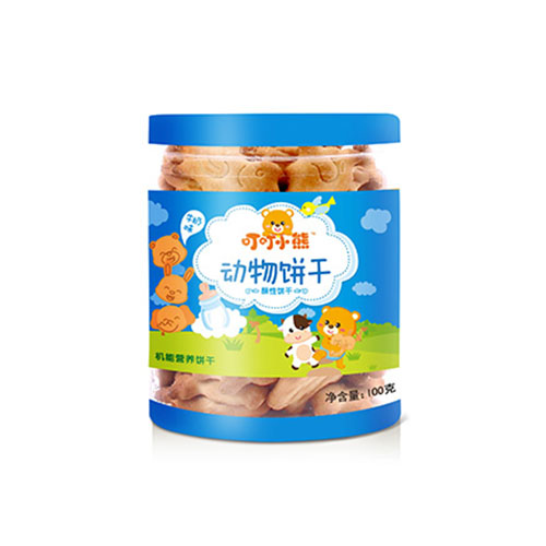 叮叮小熊动物饼干 牛奶味