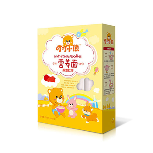 叮叮小熊营养面-燕麦红枣