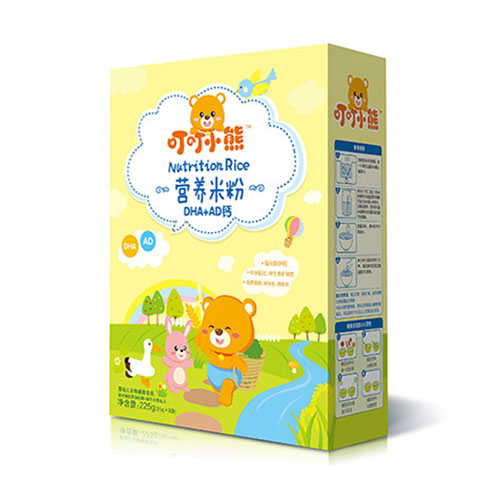 叮叮小熊营养米粉盒装-DHA+AD钙