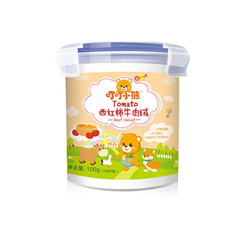 叮叮小熊牛肉绒-西红柿