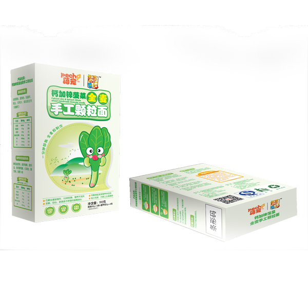 蓓宠钙加锌菠菜手工颗粒面