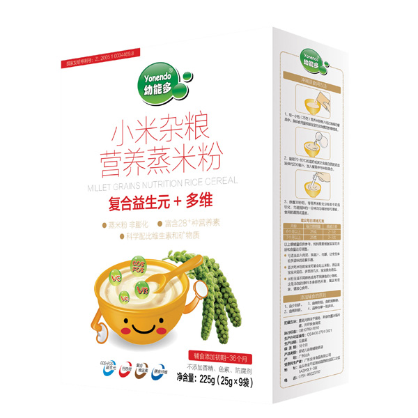 幼能多小米益生元多维蒸米粉