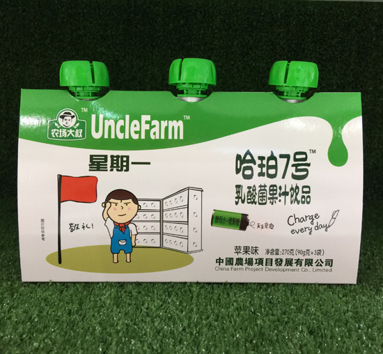 农场大叔苹果味乳酸菌果汁饮品