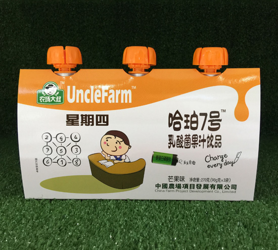 农场大叔芒果味乳酸菌果汁饮品