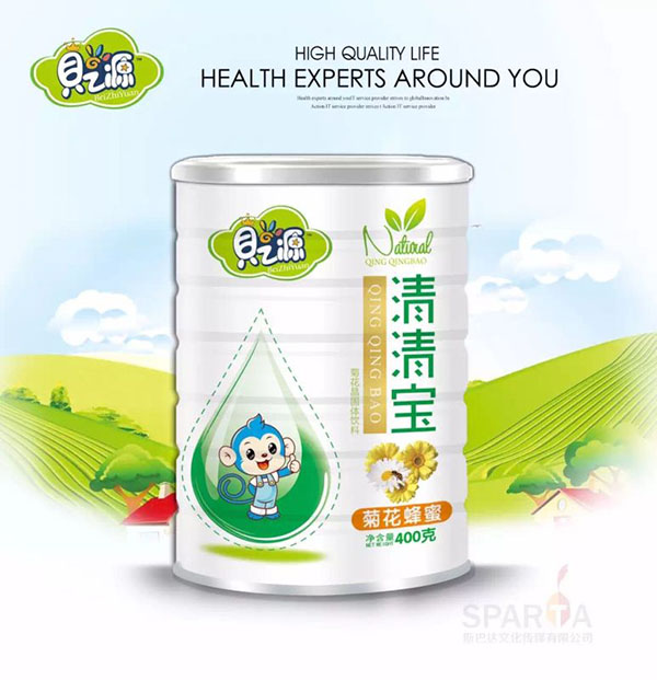 贝之源菊花蜂蜜清清宝听装