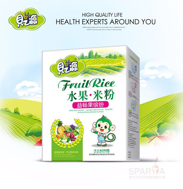 贝之源益畅果缤纷水果米粉盒装