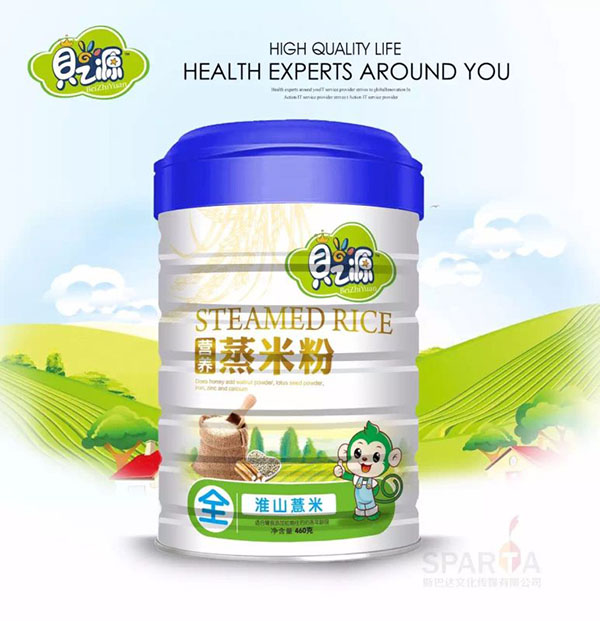 贝之源淮山薏米蒸米粉听装