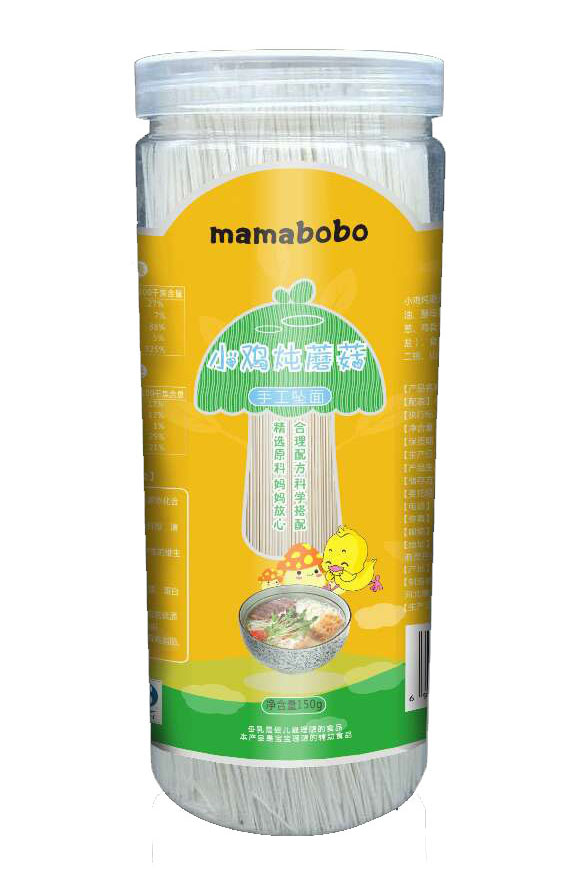 mamabobo小鸡炖蘑菇手工面