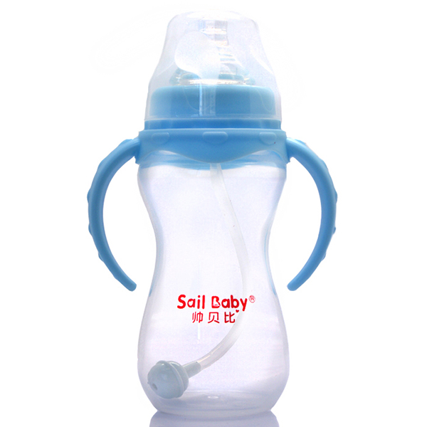 帅贝比奶瓶270ML酷炫-蓝