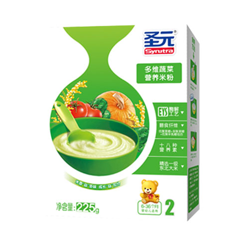 圣元多维蔬菜营养米粉2段