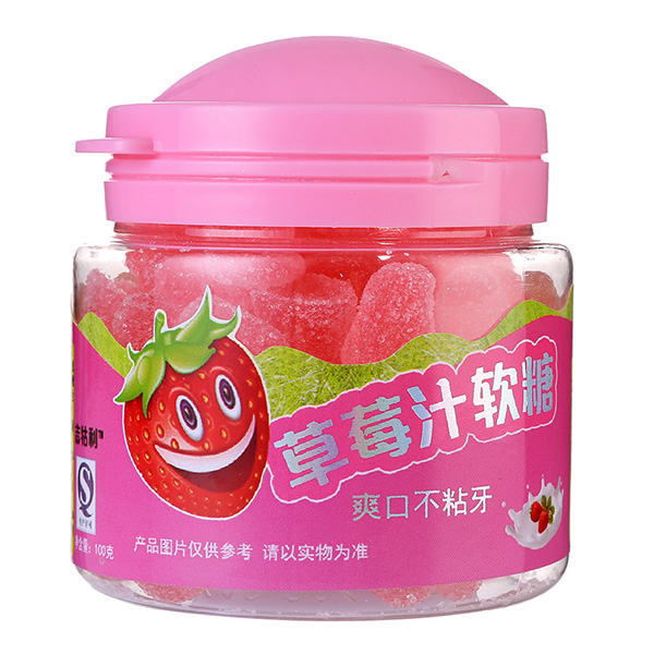 吉牯利草莓汁软糖
