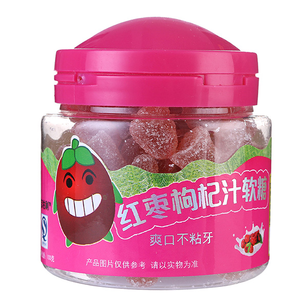 吉牯利红枣枸杞汁软糖