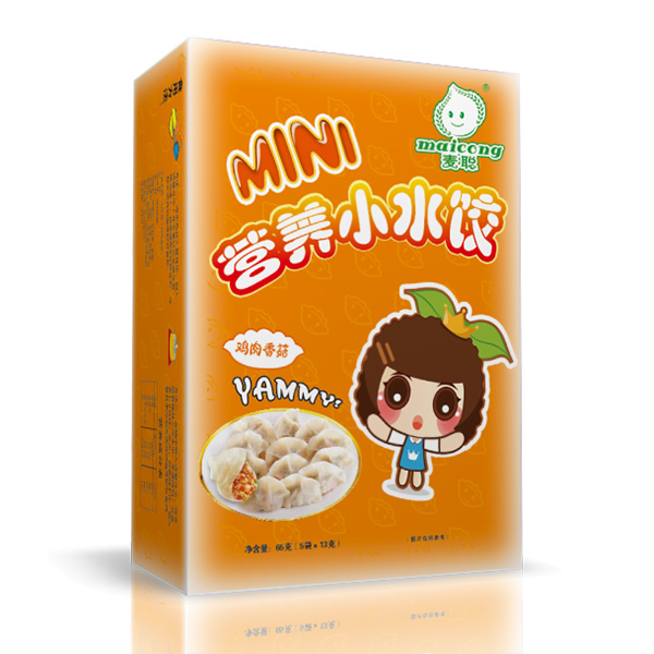 麦聪营养小水饺鸡肉香菇2 