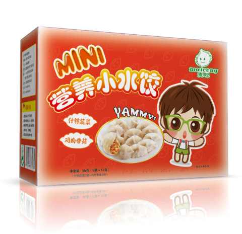 麦聪营养小水饺什锦蔬菜+鸡肉香菇1
