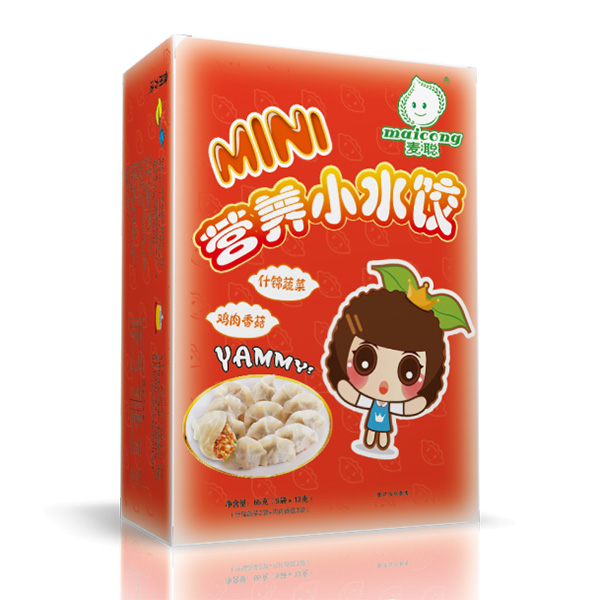 麦聪营养小水饺什锦蔬菜+鸡肉香菇2 